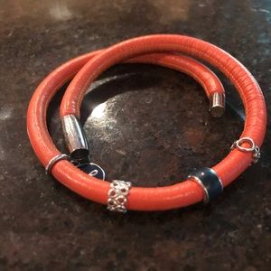 Endless Jewelry Wrap Bracelet -Orange